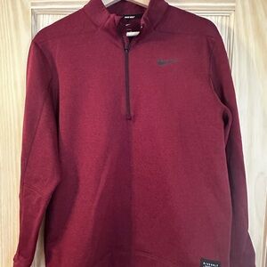 Nike Maroon Half-Zip Sweatshirt